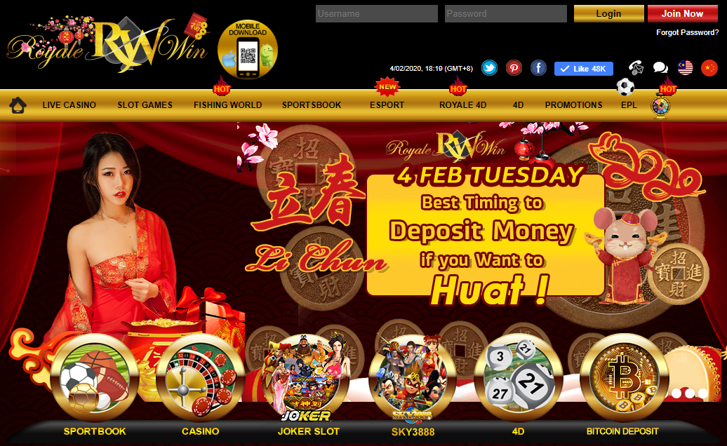 Royalewin – Number 1 Online Casino Malaysia